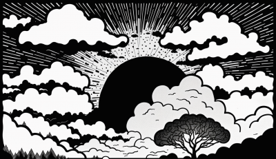 Japanese Cloud Illustration