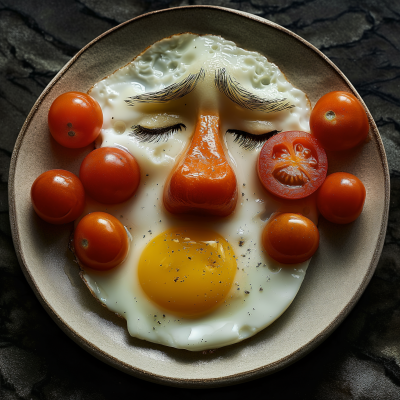 Culinary Face Art