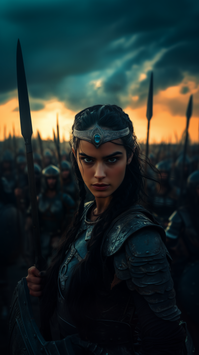 Warrior in Ancient Armor