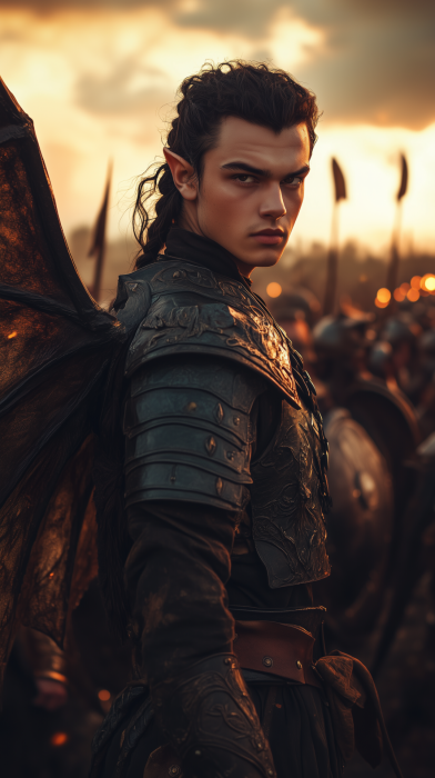 Ancient Warrior Portrait