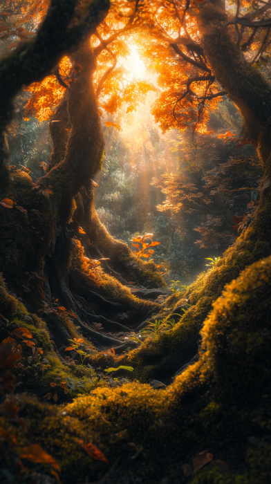 Ancient Autumn Forest