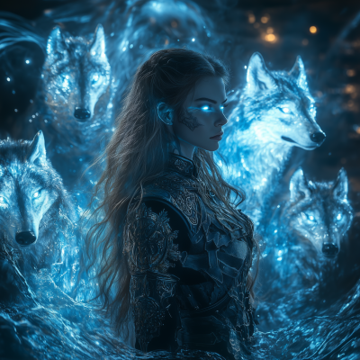 Goddess and Wolves