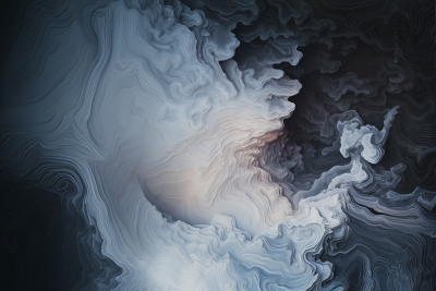 Abstract Flowing Landscape