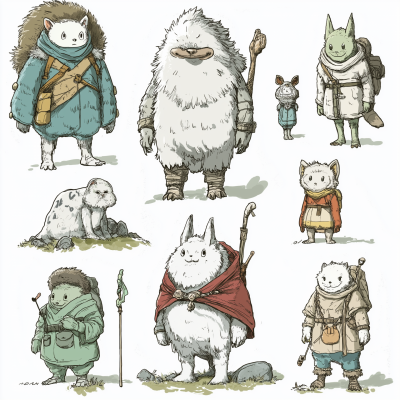 Mountain Creatures Character Sheet