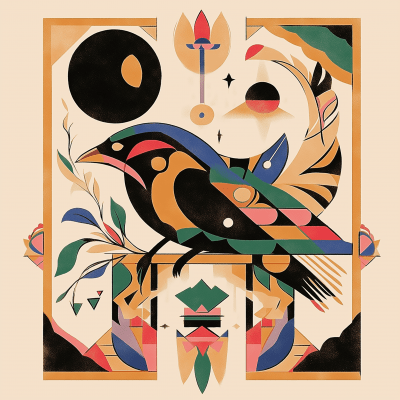 Vibrant Geometric Design