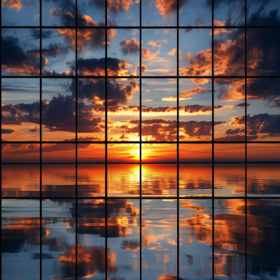 Glorious Sunset Reflection