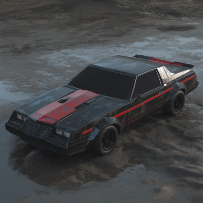 Black and Red Crossout Next Step