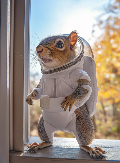 Squirrel Astronaut