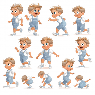 Young Boy Character Illustration