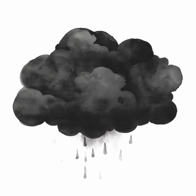 Menacing Dark Cloud Illustration