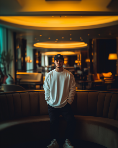 Elegant Streetwear at a Luxury Event