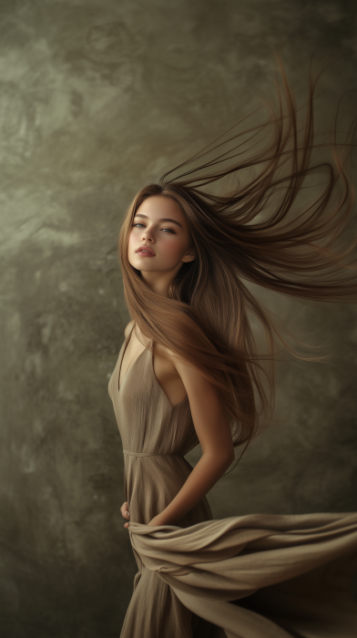 Elegant Young Lady Portrait