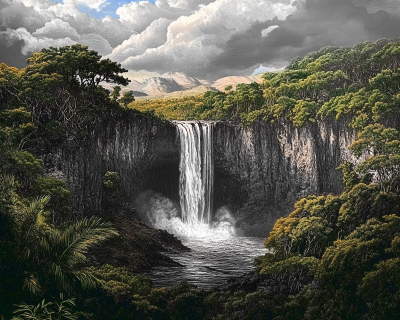 Waterfall Landscape