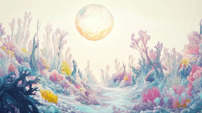 Ethereal Fantasy Landscape