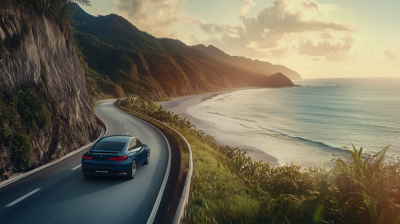 Coastal Highway Sunset