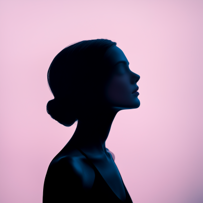 Mysterious Woman in Shadows