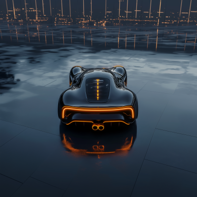 Futuristic Sports Car
