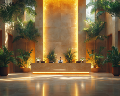 Luxury Hotel Reception