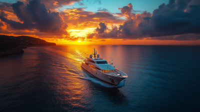 Serene Sunset on the Sea