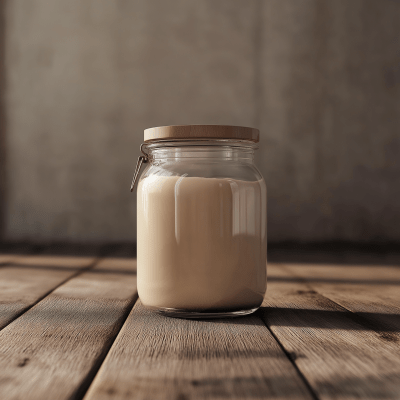 Homemade Mixture in Glass Jar