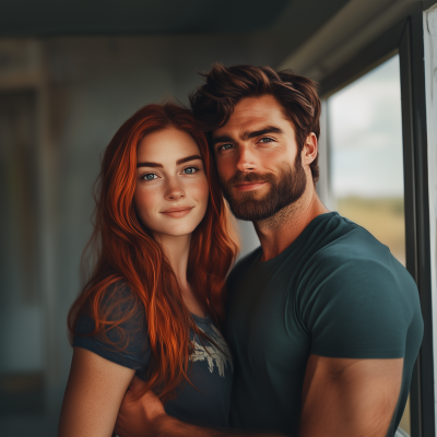 Portrait of Two People