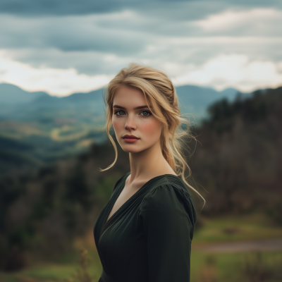 Determined Beauty in the Blue Ridge Mountains