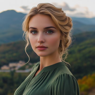 Blonde Beauty in the Blue Ridge