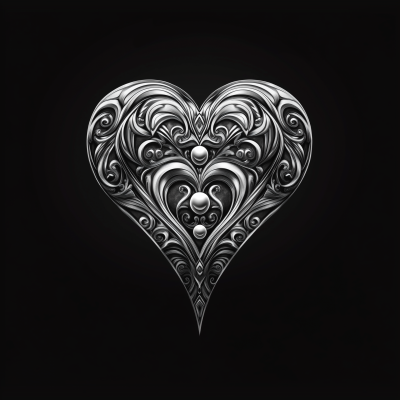 Luminescent Heart Logo Design