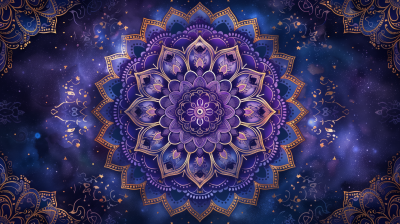 Mysterious Purple Mandala