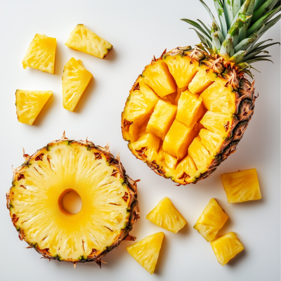 Fresh Pineapple Pieces