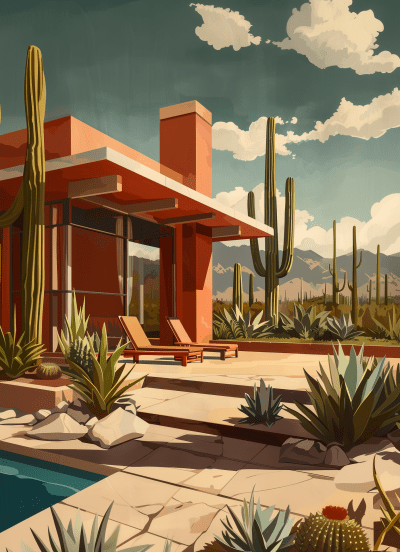Mid Century Vector Art