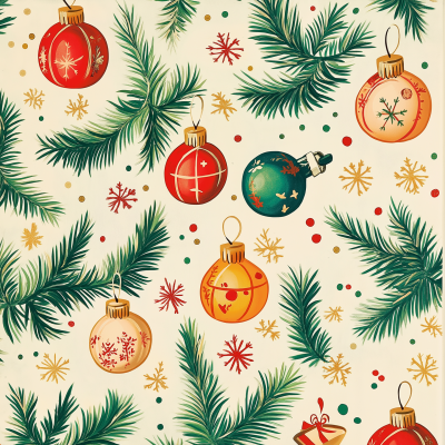 Christmas Wrapping Paper Pattern