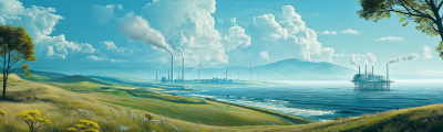 Panoramic Landscape of Energy Sources
