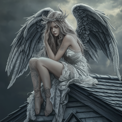 Angel on Rooftop