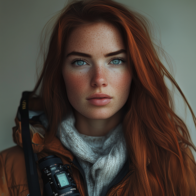 Portrait of a Woman with Chestnut Hair