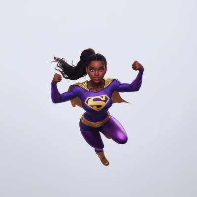 Super Mom in Action