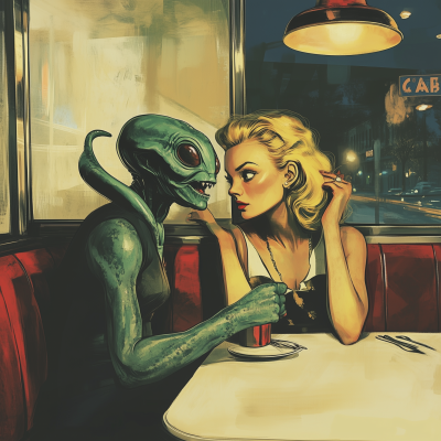 Vintage Alien Date