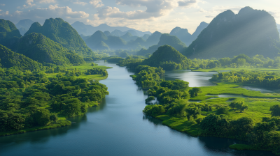 Ninh Binh Vietnam Landscape