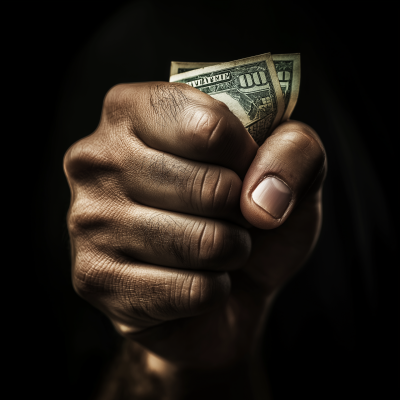 Fist Holding Money