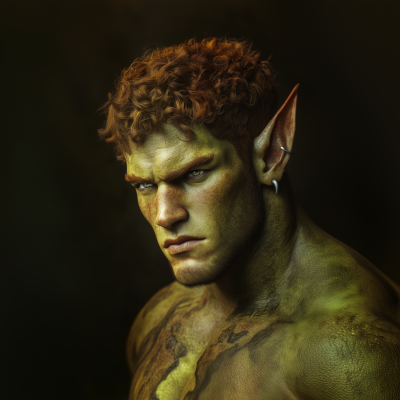 Handsome Orc Portrait