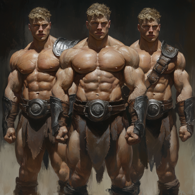 Identical Powerlifting Triplets