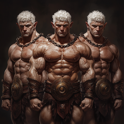 Powerlifting Triplet Half Orcs