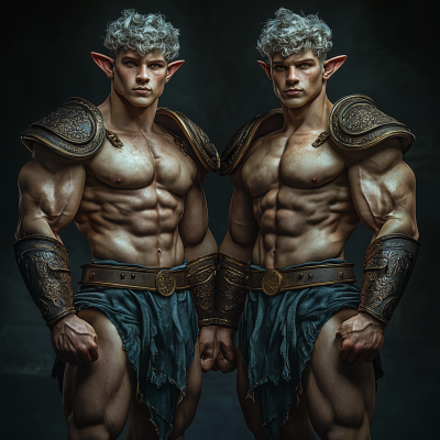 Muscular Twin Elves