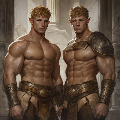 Twin Gladiator Elves