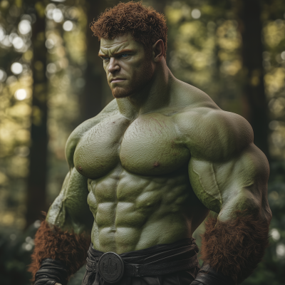 Handsome Orc Bodybuilder