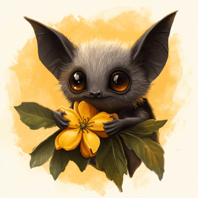 Cute Fruit Bat