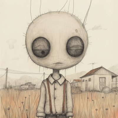 Colorful Child Drawing