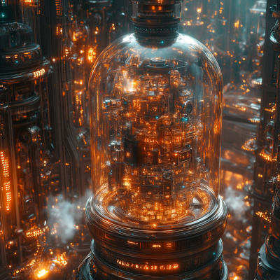 Quantum Computer in Another Dimension