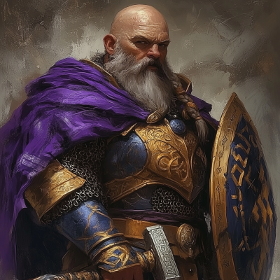 Armored Dwarf Warrior