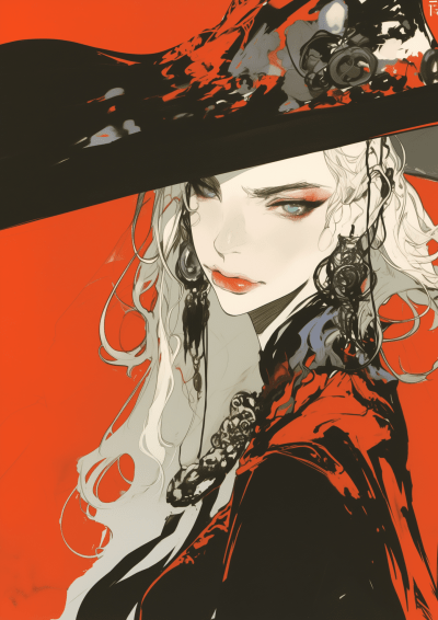 Red Magician Portrait